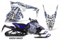Preview: Widow Maker Background = White, Design color = Blue for Yamaha Viper SR/SRT/RTX/SE 2014-2016