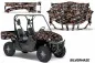 Preview: SilverStar - Silverhaze Background = Black, Design color = Orange for Yamaha Rhino 700/660/450