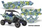 Preview: Psycho Kraken Background = Blue, Design color = Yellow for Yamaha YXZ 1000R