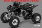 Preview: Nitro Black, Fire Color = Design color for Honda TRX 450R 2004-2016