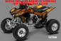 Preview: Nitro Black, Fire Color = Natural for Honda TRX 450R 2004-2016