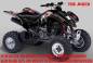 Preview: Joker Hintergrund Schwarz, Jokerfarbe Rot-Weiß für Suzuki LTZ 400 2003-2008