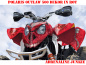 Preview: Adrenaline Junkie Red-White for Polaris Outlaw 450/500/525 2006-2008