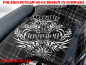 Preview: Invision Plaid Schwarz für Polaris Outlaw 450/500/525 2006-2008