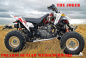 Preview: Joker Background Black-White, Joker color Red-White for Polaris Outlaw 450/500/525 2006-2008