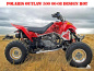 Preview: Nitro Red, Fire Color = Design color for Polaris Outlaw 450/500/525 2006-2008