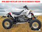 Preview: Nitro White, Fire Color = Design color for Polaris Outlaw 450/500/525 2006-2008