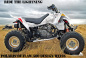 Preview: Ride the Lightning White for Polaris Outlaw 450/500/525 2006-2008