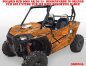 Preview: Arsenal Orange für Polaris RZR 900S/1000S 2 Türer 2015-2020