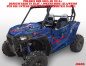 Preview: Joker Hintergrund Blau, Jokerfarbe Rot-Weiß für Polaris RZR 900S/1000S 2 Türer 2015-2020