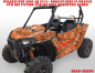 Preview: Head Creeps Orange für Polaris RZR 900S/1000S 2 Türer 2015-2020