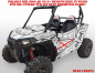 Preview: Head Creeps Weiß für Polaris RZR 900S/1000S 2 Türer 2015-2020