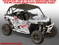 Preview: Adrenaline Junkie Weiß für Polaris RZR 1000 XP/Turbo 2 Türer 2013-2018