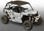 Preview: Invision Plaid Weiß für Polaris RZR 1000 XP/Turbo 2 Türer 2013-2018