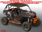 Preview: Joker Hintergrund Schwarz, Jokerfarbe Orange-Weiß für Polaris RZR 1000 XP/Turbo 2 Türer 2013-2018