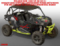 Preview: Joker Hintergrund Schwarz, Jokerfarbe Grün-Weiß für Polaris RZR 1000 XP/Turbo 2 Türer 2013-2018