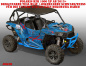 Preview: Joker Hintergrund Teal Blau, Jokerfarbe Schwarz-Weiß für Polaris RZR 1000 XP/Turbo 2 Türer 2013-2018