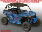 Preview: Head Creeps Teal Blau für Polaris RZR 1000 XP/Turbo 2 Türer 2013-2018