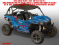Preview: Racer-X Hintergrundfarbe = Voodoo Blau, Designfarbe = Blau für Polaris RZR 1000 XP/Turbo 2 Türer 2013-2018
