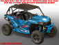 Preview: Ride the Lightning Teal Blau für Polaris RZR 1000 XP/Turbo 2 Türer 2013-2018