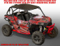 Preview: Zombie Outlaw Splatter Rot für Polaris RZR 1000 XP/Turbo 2 Türer 2013-2018
