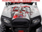 Preview: Joker Hintergrund Weiß, Jokerfarbe Rot-Weiß für Polaris RZR 900XP - 2011-2014