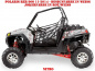 Preview: Joker Hintergrund Weiß, Jokerfarbe Rot-Weiß für Polaris RZR 900XP - 2011-2014