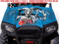 Preview: Joker Hintergrund Teal Blau, Jokerfarbe Schwarz-Weiß für Polaris RZR 900XP - 2011-2014