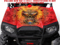 Preview: Nitro Rot, Feuerfarbe = Natürlich für Polaris RZR 900XP - 2011-2014