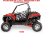 Preview: Nitro Rot, Feuerfarbe = Dekorfarbe für Polaris RZR 900XP - 2011-2014