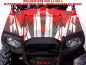 Preview: Racer-X Hintergrundfarbe = Rot, Designfarbe = Weiß Beispiel