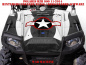 Preview: War Machine Hintergrund = Weiß, Designfarbe = Schwarz für Polaris RZR 900XP - 2011-2014