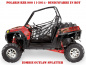 Preview: Zombie Outlaw Splatter Rot für Polaris RZR 900XP - 2011-2014