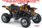Preview: Nitro Schwarz, Feuerfarbe = Natürlich für Yamaha Banshee YFZ 350