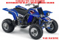 Preview: War Machine Hintergrund = Blau, Designfarbe = Silber für Yamaha Banshee YFZ 350