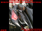 Preview: Joker Hintergrund Schwarz, Jokerfarbe Rot-Weiß für Yamaha Raptor YFM 350
