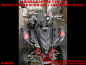 Preview: Joker Hintergrund Schwarz, Jokerfarbe Rot-Weiß für Yamaha Raptor YFM 350