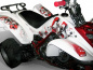 Preview: Joker Background White, Joker color Rot-White for Yamaha Raptor YFM 660 R