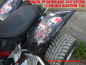 Preview: Joker Hintergrund Schwarz, Jokerfarbe Rot-Weiß für Yamaha Raptor YFM 700 R 2006-2012