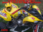 Preview: Joker Hintergrund Gelb, Jokerfarbe Rot-Weiß für Yamaha Raptor YFM 700 R 2006-2012