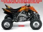 Preview: Nitro Black, Fire Color = Natural for Yamaha Raptor YFM 700 R 2006-2012