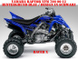 Preview: Racer-X Hintergrundfarbe = Blau, Designfarbe = Schwarz für Yamaha Raptor YFM 700 R 2006-2012