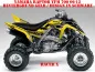 Preview: Racer-X Background = Yellow, Design color = Black for Yamaha Raptor YFM 700 R 2006-2012