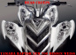 Preview: Head Creeps Weiß für Yamaha Raptor YFM 700 R 2006-2012