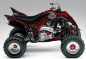 Preview: Invision Plaid Schwarz-Dunkelrot für Yamaha Raptor YFM 700 R up 2013+