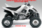 Preview: Invision Plaid Weiß für Yamaha Raptor YFM 700 R up 2013+