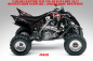 Preview: Joker Hintergrund Schwarz, Jokerfarbe Rot-Weiß für Yamaha Raptor YFM 700 R 2013+