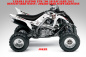 Preview: Joker Hintergrund Weiß, Jokerfarbe Schwarz-Weiß für Yamaha Raptor YFM 700 R 2013+