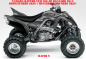 Preview: Racer-X Hintergrundfarbe = Grau, Designfarbe = Silber für Yamaha Raptor YFM 700 R up 2013+