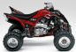 Preview: War Machine Hintergrund = Schwarz, Designfarbe = Rot für Yamaha Raptor YFM 700R up 2013+